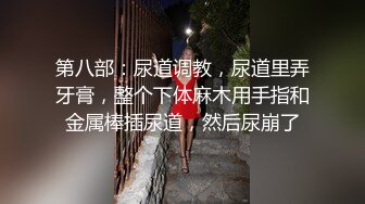 第八部：尿道调教，尿道里弄牙膏，整个下体麻木用手指和金属棒插尿道，然后尿崩了