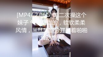 [MP4/ 2.06G] 第二次操这个妹子 气质甜甜的，软软柔柔风情，黑丝美腿分开架着啪啪耸动插入