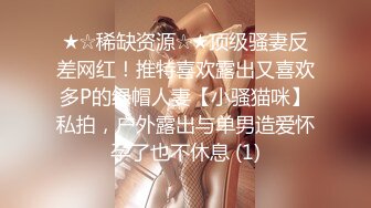 ★☆稀缺资源☆★顶级骚妻反差网红！推特喜欢露出又喜欢多P的绿帽人妻【小骚猫咪】私拍，户外露出与单男造爱怀孕了也不休息 (1)