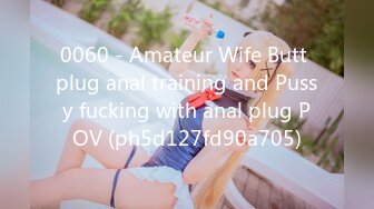 0060 - Amateur Wife Butt plug anal training and Pussy fucking with anal plug POV (ph5d127fd90a705)