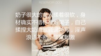 奶子很大的女人揉着很软，身材确实不错标准炮架子，自己揉捏大奶自慰骚逼特写，淫声浪语不断，非常刺激